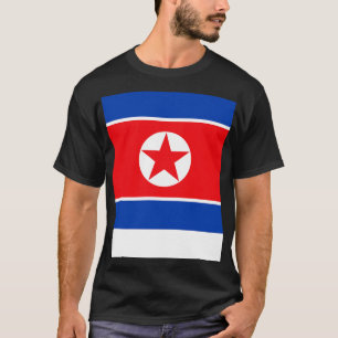 T-shirt Drapeau de la Corée du Nord