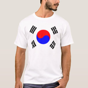 T-shirt Drapeau de la Corée du Sud