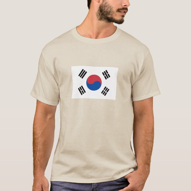 T-shirt Drapeau de la Corée du Sud (Devant)