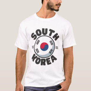 T-shirt Drapeau de la Corée du Sud
