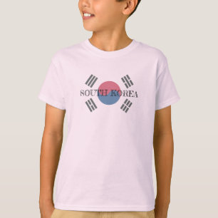 T-shirt Drapeau de la Corée du Sud