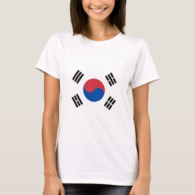 T-shirt Drapeau de la Corée du Sud (ROK) (Devant)