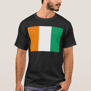 T-shirt Drapeau de la Côte d'Ivoire - Drapeau de la Côte d