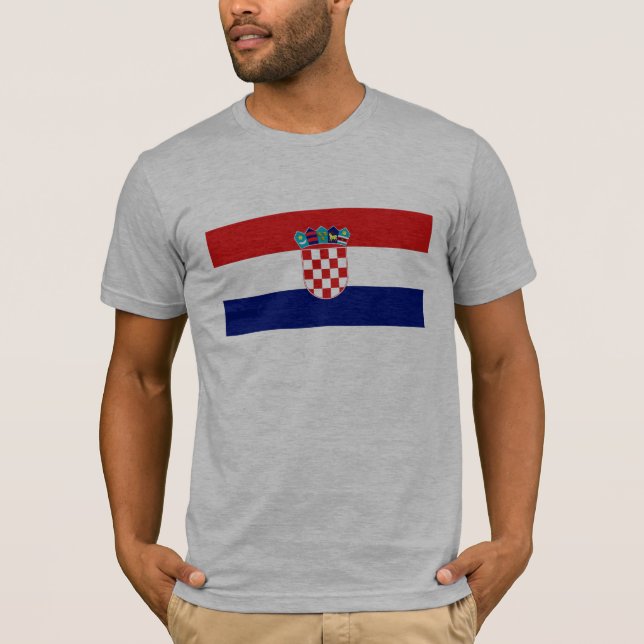 T-shirt Drapeau de la Croatie (Devant)