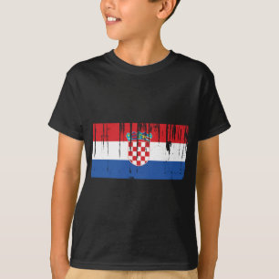 T-shirt Drapeau de la Croatie