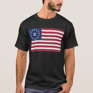 T-shirt Drapeau de la deuxième révolution américaine