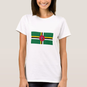 T-shirt Drapeau de la Dominique