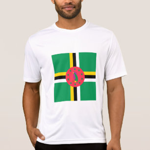 T-shirt Drapeau de la Dominique