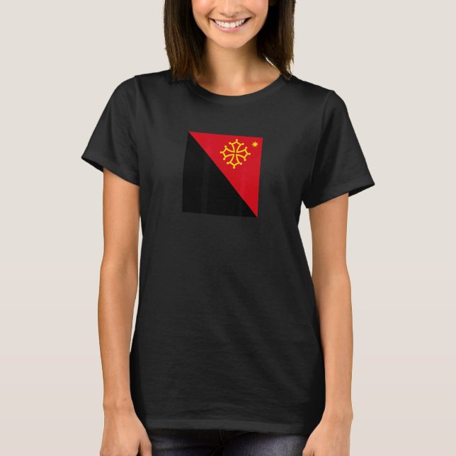 T-shirt Drapeau de la Fédération communiste anarchiste d'O (Devant)