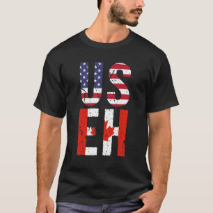 T-shirt Drapeau de la fête du Canada de l'Amérique Pri can