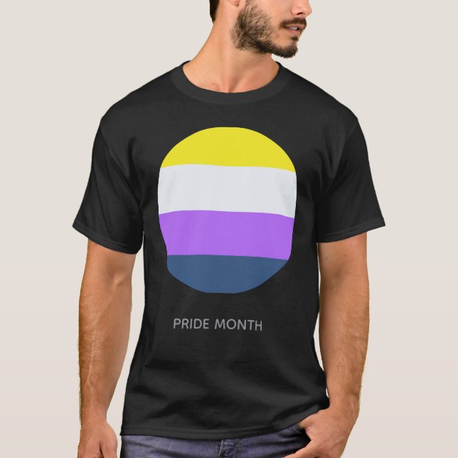 T-shirt Drapeau de la fierté (Devant)