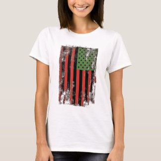 T-shirt Drapeau de la fierté afro-américaine - Pan-africai