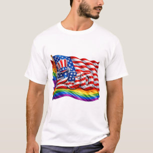 T-shirt Drapeau de la fierté America 250