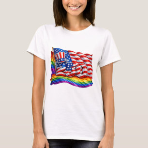 T-shirt Drapeau de la fierté America 250