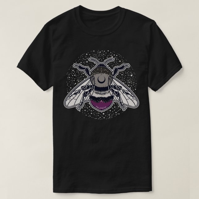 T-shirt Drapeau de la Fierté d'abeilles sexuelles (Design devant)