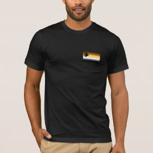 T-shirt Drapeau de la fierté de l'ours gay