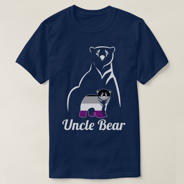 T-shirt Drapeau de la fierté de l'ours sexuel gay (Design devant)