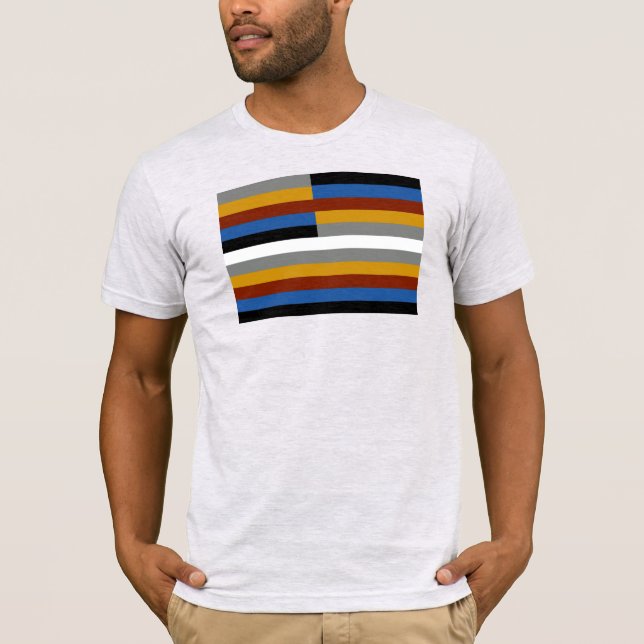 T-shirt Drapeau de la fierté des freaks (Devant)