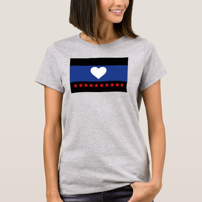 T-shirt Drapeau de la fierté du pied (Devant)
