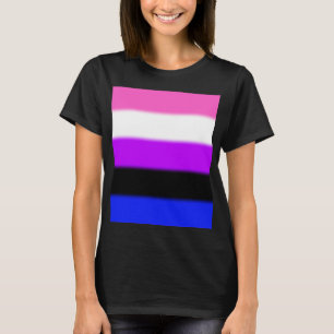 T-shirt Drapeau de la Fierté Genderfluide