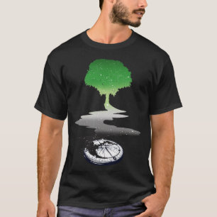 T-shirt Drapeau de la Fierté LGBT Aromantic Tree