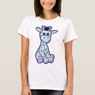 T-shirt Drapeau de la Fierté masculine Gay mignonne Giraff