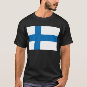 T-shirt Drapeau de la Finlande
