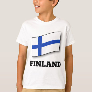 T-shirt Drapeau de la Finlande
