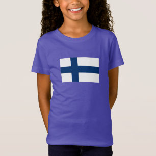 T-Shirt Drapeau de la Finlande