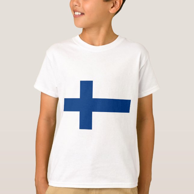 T-shirt Drapeau de la Finlande - Suomen lippu - Flaga Finl (Devant)