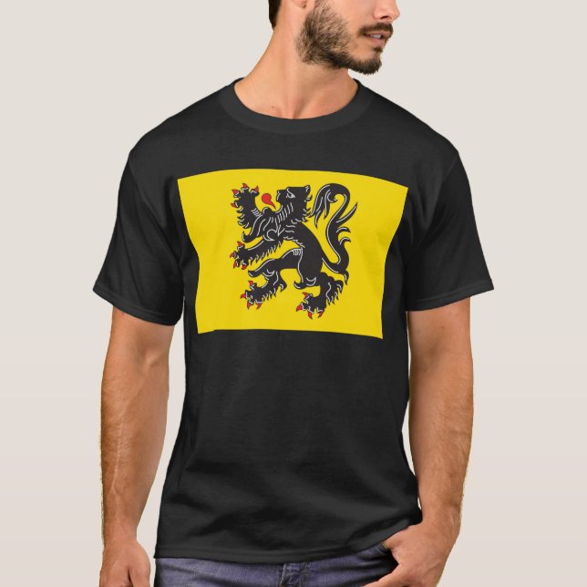 T-shirt Drapeau de la Flandre (Devant)