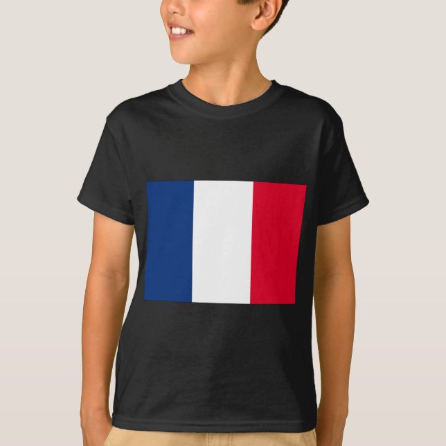 T-shirt Drapeau de la France (Devant)