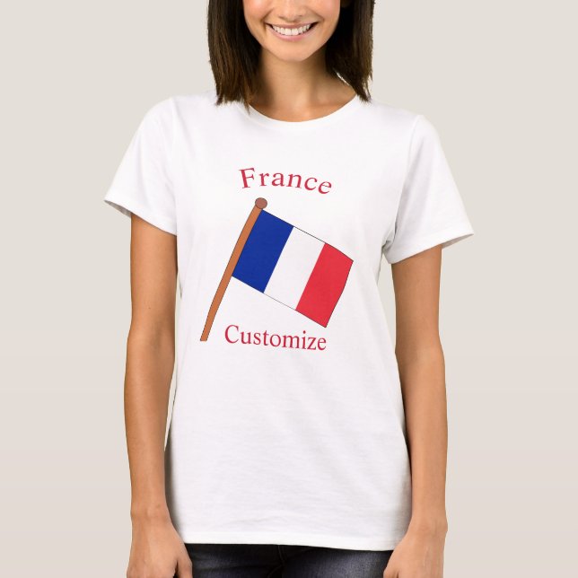 T-shirt Drapeau de la France Thunder_Cove (Devant)