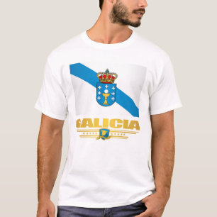 T-shirt Drapeau de la Galicie