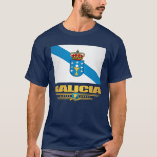 T-shirt Drapeau de la Galicie