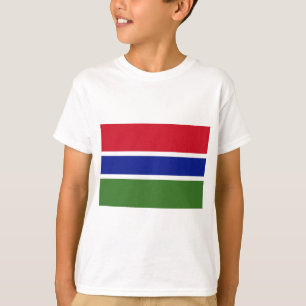 T-shirt Drapeau de la Gambie
