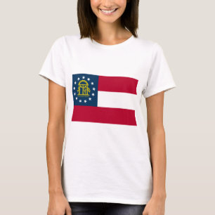 T-shirt Drapeau de la Géorgie (État américain)