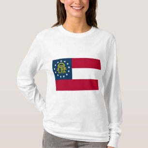 T-shirt Drapeau de la Géorgie (État américain)