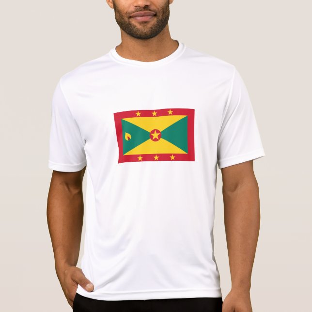 T-shirt Drapeau de la Grenade (Devant)