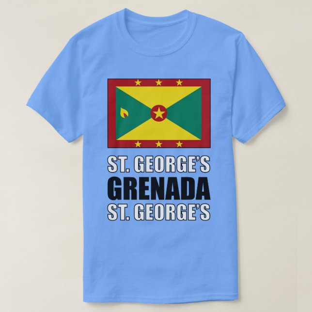 T-shirt Drapeau de la Grenade (Design devant)