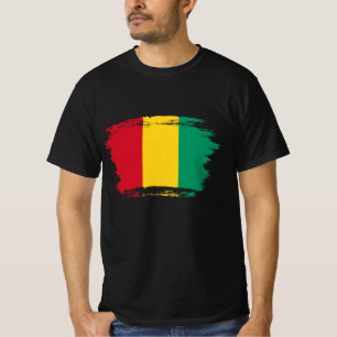 T-shirt Drapeau de la Guinée
