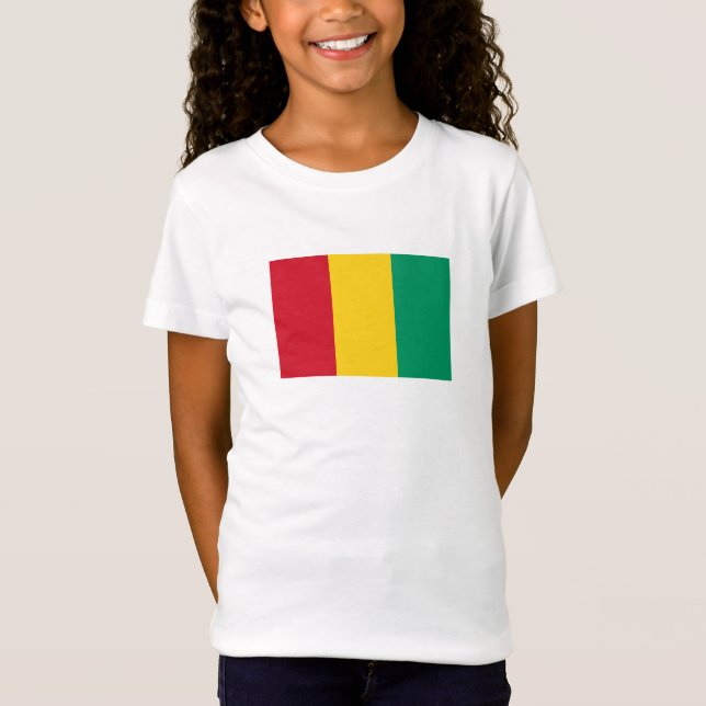 T-Shirt Drapeau de la Guinée (Devant)