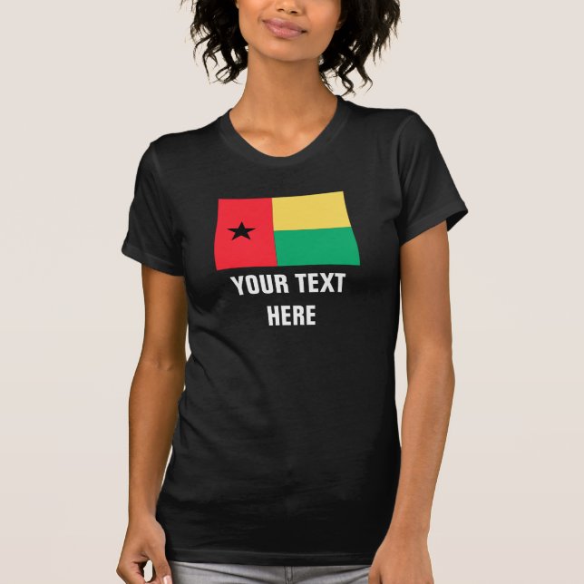 T-shirt Drapeau de la Guinée-Bissau (Devant)