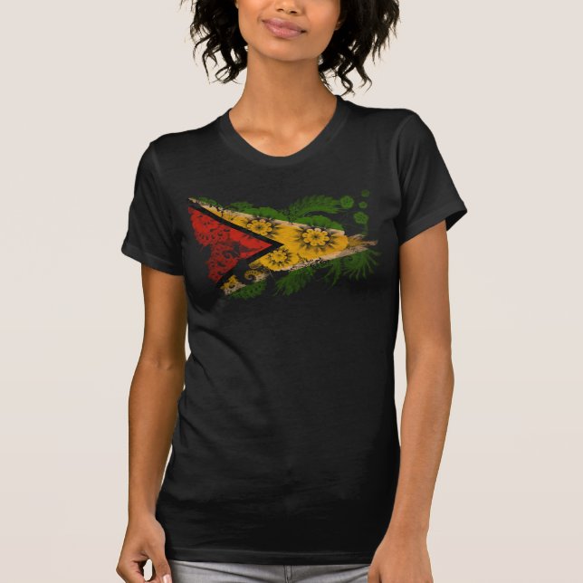 T-shirt Drapeau de la Guyane (Devant)