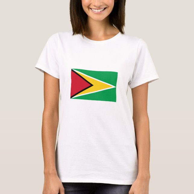 T-shirt Drapeau de la Guyane (Devant)