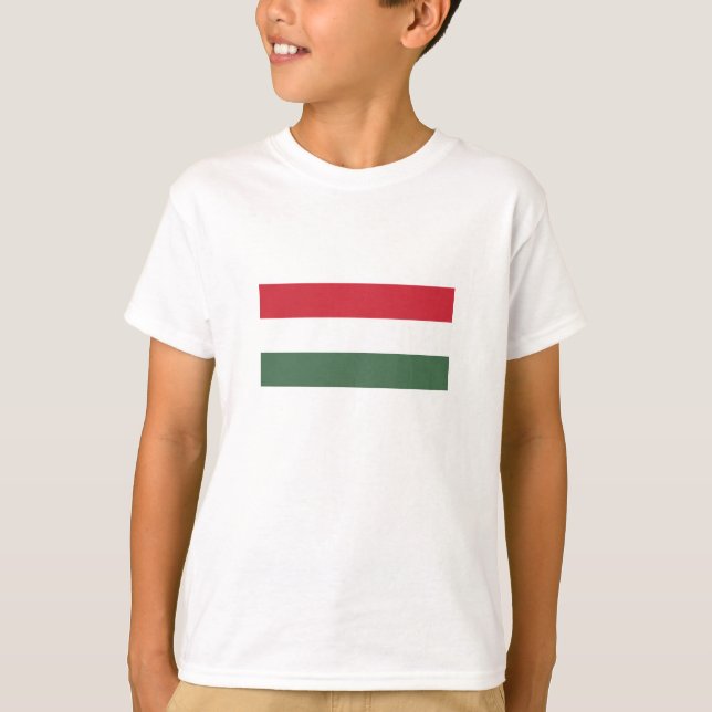 T-shirt Drapeau de la Hongrie (Devant)