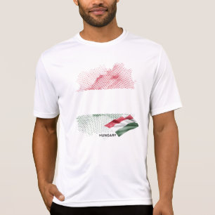 T-shirt Drapeau de la Hongrie