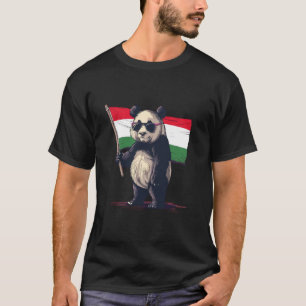 T-shirt Drapeau de la Hongrie Panda Ourse Racines hongrois