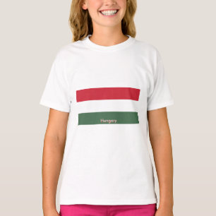 T-shirt Drapeau de la Hongrie personnalisé