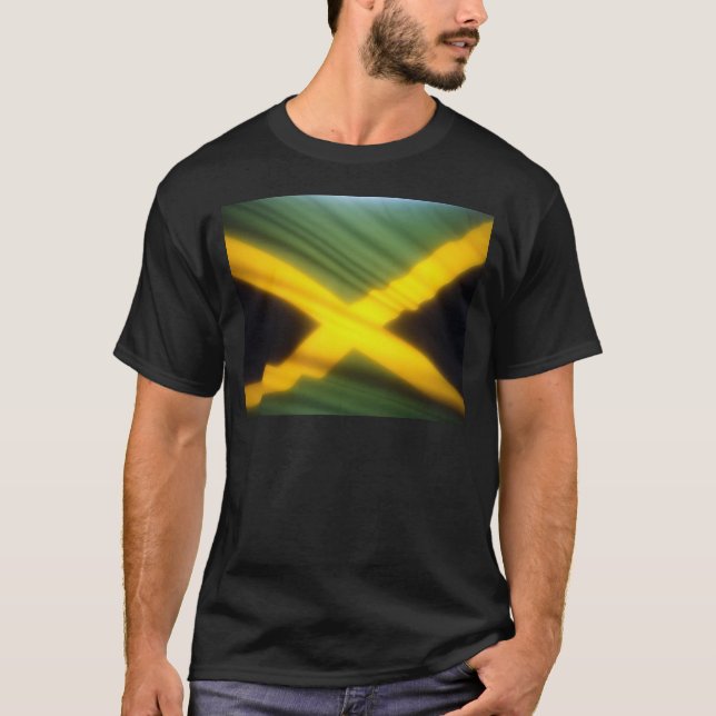 T-shirt Drapeau de la Jamaïque (Devant)